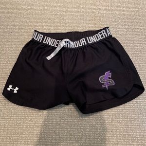Storm lacrosse under armour shorts youth medium